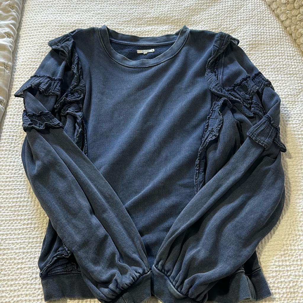 Ruffle Sweatshirt